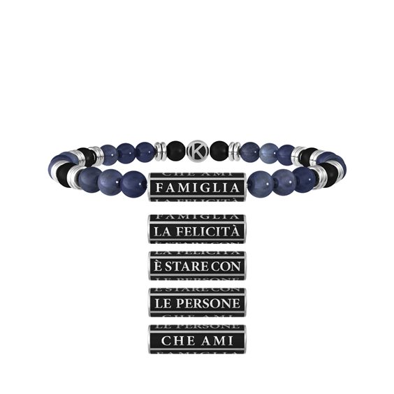 Bracciale Kidult Uomo Family in Acciaio Pietre dure 732260 - 732260